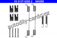 Sada příslušenství, brzdové čelisti ATE 03.0137-9285 (AT 669285)