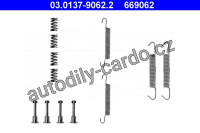 Sada příslušenství, brzdové čelisti ATE 03.0137-9062 (AT 669062) - BMW