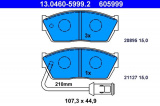 Sada brzdových destiček ATE 13.0460-5999 (AT 605999) - ROVER