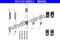 Sada příslušenství, brzdové čelisti ATE 03.0137-9292 (AT 669292)