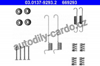 Sada příslušenství, parkovací brzdové čelisti ATE 03.0137-9293 (AT 669293)