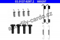 Sada příslušenství, parkovací brzdové čelisti ATE 03.0137-9297 (AT 669297)