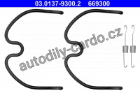 Sada příslušenství, brzdové čelisti ATE 03.0137-9300 (AT 669300)
