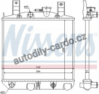 Chladič motoru NISSENS 61754