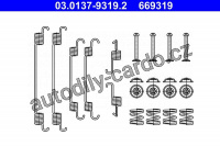 Sada příslušenství, brzdové čelisti ATE 03.0137-9319 (AT 669319)