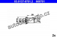 Sada příslušenství, parkovací brzdové čelisti ATE 03.0137-9701 (AT 669701)