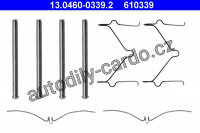 Sada příslušenství, obložení kotoučové brzdy ATE 13.0460-0339 (AT 610339)
