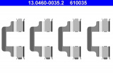 Sada příslušenství, obložení kotoučové brzdy ATE 13.0460-0035 (AT 610035)