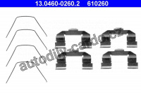 Sada příslušenství, obložení kotoučové brzdy ATE 13.0460-0260 (AT 610260)