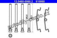 Sada příslušenství, obložení kotoučové brzdy ATE 13.0460-0060 (AT 610060)