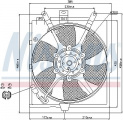 Ventilátor chladiče NISSENS 85299