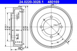 Brzdový buben ATE 24.0220-3028 (AT 480169) - MITSUBISHI
