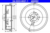 Brzdový buben ATE 24.0222-8021 (AT 840092) - NISSAN