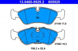 Sada brzdových destiček ATE 13.0460-5925 (AT 605925)