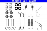 Sada příslušenství, brzdové čelisti ATE 03.0137-9193 (AT 669193)