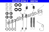 Sada příslušenství, brzdové čelisti ATE 03.0137-9194 (AT 669194)