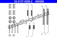 Sada příslušenství, brzdové čelisti ATE 03.0137-9206 (AT 669206)