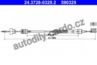 Spojkové lanko ATE 24.3728-0329 (590329)