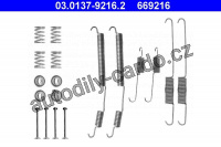 Sada příslušenství, brzdové čelisti ATE 03.0137-9216 (AT 669216)