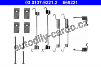 Sada příslušenství, brzdové čelisti ATE 03.0137-9221 (AT 669221)