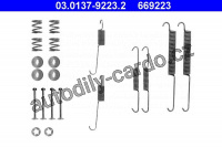 Sada příslušenství, brzdové čelisti ATE 03.0137-9223 (AT 669223)