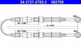 Lanko ruční brzdy ATE 24.3727-2705 (AT 582705)