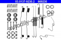 Sada příslušenství, brzdové čelisti ATE 03.0137-9230 (AT 669230)