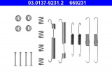 Sada příslušenství, brzdové čelisti ATE 03.0137-9231 (AT 669231)