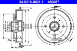 Brzdový buben ATE 24.0218-0021 (AT 480067) - NISSAN