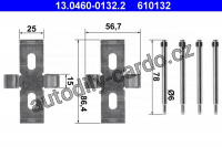 Sada příslušenství, obložení kotoučové brzdy ATE 13.0460-0132 (AT 610132)