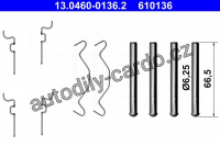Sada příslušenství, obložení kotoučové brzdy ATE 13.0460-0136 (AT 610136)