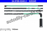 Výstražný kontakt opotřebení obložení ATE 24.8190-0245 (AT 620245)