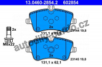 Sada brzdových destiček ATE 13.0460-2854 (AT 602854) - MERCEDES-BENZ