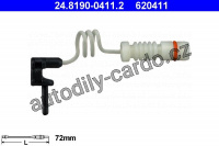 Výstražný kontakt opotřebení obložení ATE 24.8190-0411 (AT 620411) - MB