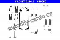 Sada příslušenství, brzdové čelisti ATE 03.0137-9250 (AT 669250)