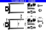 Sada příslušenství, obložení kotoučové brzdy ATE 13.0460-0905 (AT 610905)