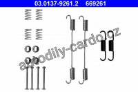 Sada příslušenství, brzdové čelisti ATE 03.0137-9261 (AT 669261)