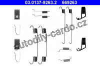 Sada příslušenství, brzdové čelisti ATE 03.0137-9263 (AT 669263)