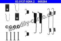 Sada příslušenství, brzdové čelisti ATE 03.0137-9264 (AT 669264)