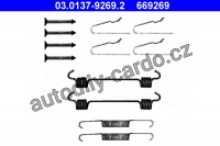 Sada příslušenství, parkovací brzdové čelisti ATE 03.0137-9269 (AT 669269)