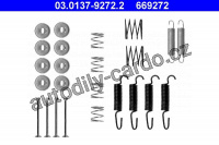 Sada příslušenství, parkovací brzdové čelisti ATE 03.0137-9272 (AT 669272)