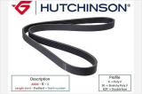 Ozubený klínový řemen Hutchinson 2385 K 6