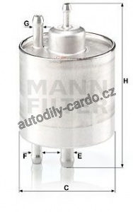 Palivový filtr MANN WK513/5 (MF WK513/5)