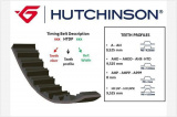 Ozubený klínový řemen Hutchinson 085 AHD 22