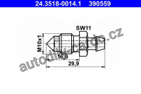 Odvzdušňovací šroub ATE 24.3518-0014 (AT 390559)