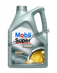 Mobil Super 3000 X1 5W-40 5L + štítek