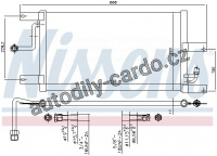 Chladič klimatizace NISSENS 94197