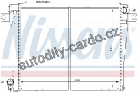 Chladič motoru NISSENS 60663