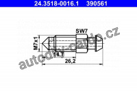 Odvzdušňovací šroub/ventil ATE 24.3518-0016 (AT 390561)