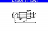 Odvzdušňovací šroub/ventil ATE 24.3518-0016 (AT 390561)